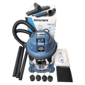 MOSTAZ MOTO VACUUM CLEANER 15Liter 3 in 1 (MSVC-15)