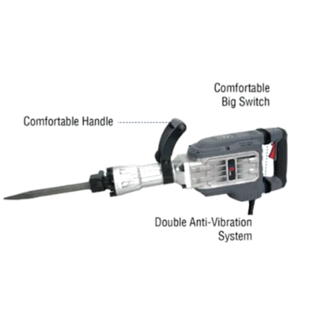 Q9 ELECTRIC DEMOLITION HAMMER - 1700W 1850bpm 14.5KG (QET105DH)
