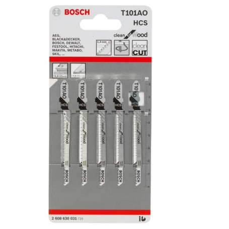BOSCH JIG SAW BLADE  (1pkt X 5pcs)