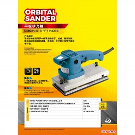 DONGCHENG ELECTRIC ORBITAL SANDER - 9