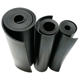 NEOPRENE BLACK RUBBER SHEET - PLAIN
