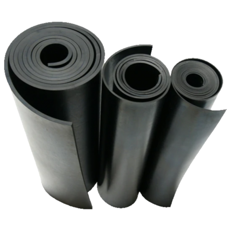 NEOPRENE BLACK RUBBER SHEET - PLAIN