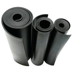 NEOPRENE BLACK RUBBER SHEET - PLAIN