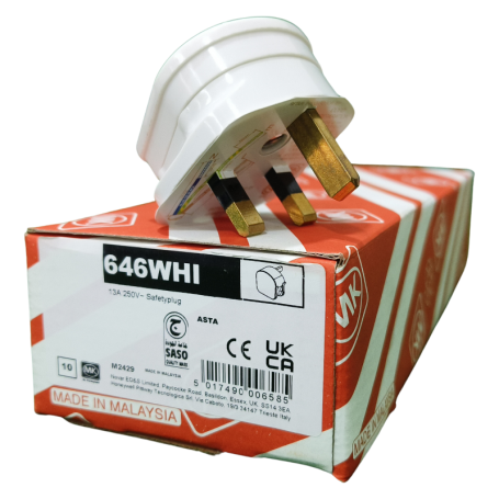 MK ELECTRIC 3-PIN PLUG TOP MK-646, MK-654, MK-650