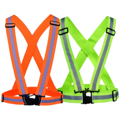 FIESTO BELT TYPE SAFETY VEST - SVB-5G (LEMON GREEN), SVB-5O (ORANGE)