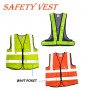 FIESTO SAFETY VEST WITH YELLOW REFLECTIVE - BLACK (SV-221B, SV-7G, SV-7R)