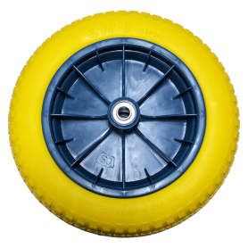 PVC HUB PNEUMATIC WHEEL ~RAW RUBBER (13" - W500/8800)