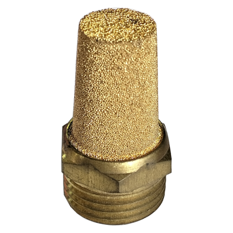 BRASS MALE SILENCER