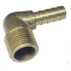 BRASS SINGLE ELBOW BARB