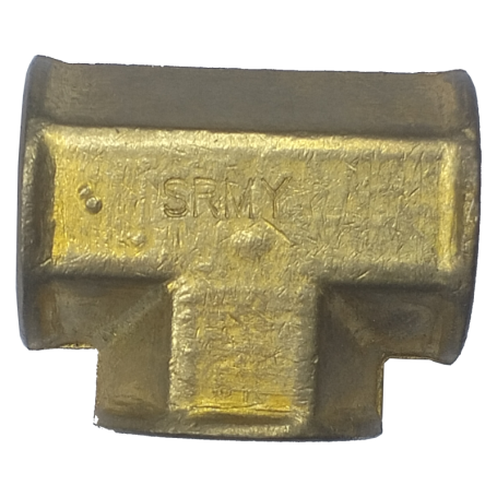 BRASS FEMALE TEE - HEX