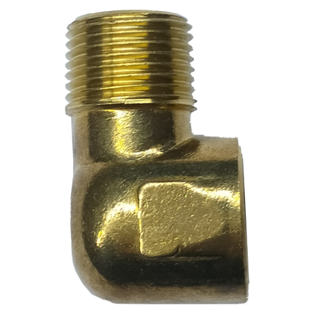 BRASS MALE & FEMALE ELBOW - PIPE