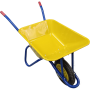 GAJAH HEAVY DUTY WHEEL BARROW - YELLOW (D800VC)