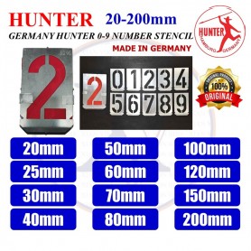 GERMANY HUNTER 0-9 NUMBER STENCIL