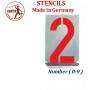 GERMANY HUNTER 0-9 NUMBER STENCIL