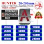 GERMANY HUNTER A-Z LETTER STENCIL