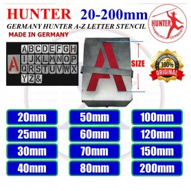 GERMANY HUNTER A-Z LETTER STENCIL