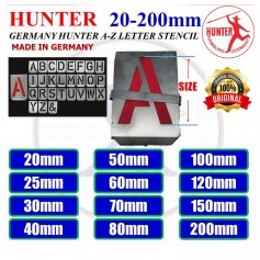 GERMANY HUNTER A-Z LETTER STENCIL