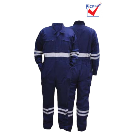 PICASAF OVERALL C/W REFECTIVE NAVY BLUE - 3022 (M, L, XL, XXL