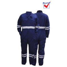 PICASAF OVERALL C/W REFECTIVE NAVY BLUE - 3022 (M, L, XL, XXL