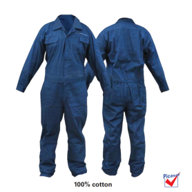 PICASAF NAVY BLUE TC COTTON OVERALL - 9521 M, L, XL, XXL)