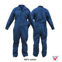 PICASAF NAVY BLUE TC COTTON OVERALL - 9521 M, L, XL, XXL)