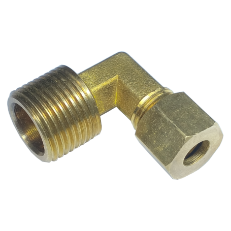 BRASS COMPRESSION UNION MALE ELBOW CONNECTOR