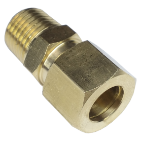 BRASS COMPRESSION UNION MALE CONNECTOR