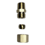 BRASS COMPRESSION UNION MALE CONNECTOR