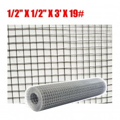 SS304 STAINLESS STEEL WELDE MESH (BBQ) 1/2in X 1/2in X3FT X G19