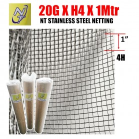 (Price Per 1FT X 1-Meter) SS304 STAINLESS STEEL NETTING - M0.91 X 5.44Hole