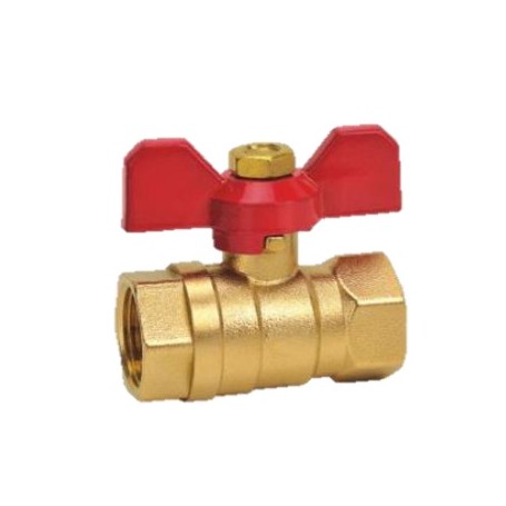 BRONZE BUTTERFLY HANDLE MINI BALL VALVE