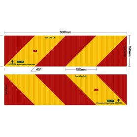 3M MARKING REFLECTOR STICKER (JPJ & SIRIM APPROVED) (150 X 2 X 600mm)