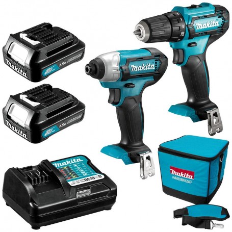 MAKITA COMBO KIT - CORDLESS IMPACT DRIVER 12V - CLX224 (DF333DZ / TD110DZ)