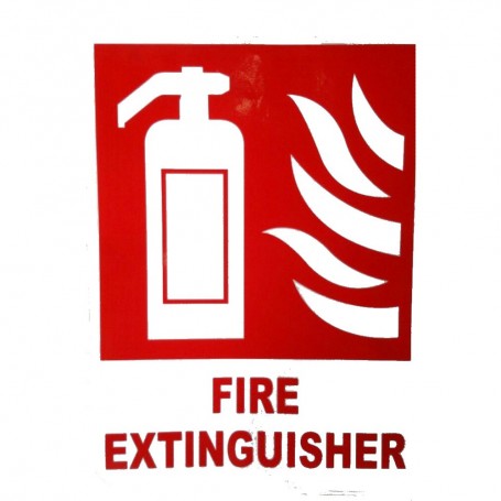 ER A4 SIZE FIRE EXTINGUISHER STICKER (A4)