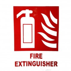 ER A4 SIZE FIRE EXTINGUISHER STICKER (A4)
