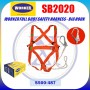 WORKER FULL BODY SAFETY HARNESS - BIG HOOK (SB2020)