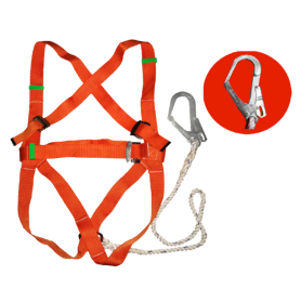 WORKER FULL BODY SAFETY HARNESS - BIG HOOK (SB2020)
