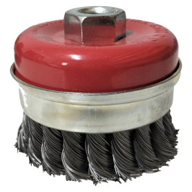 TWISTED WIRE ALAMBRE TRENZADO FIL TORSADE CUP BRUSH (4" X M14 X 2.0mm)