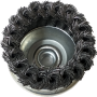 TWISTED WIRE ALAMBRE TRENZADO FIL TORSADE CUP BRUSH (4" X M14 X 2.0mm)
