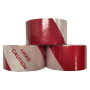 AWAS RED & WHITE WARNING TAPE (2" X 50MTR)