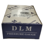 DLM7006 CHROME PRESSURE GAUGE 2" X 1/4 PT (BOTTOM)