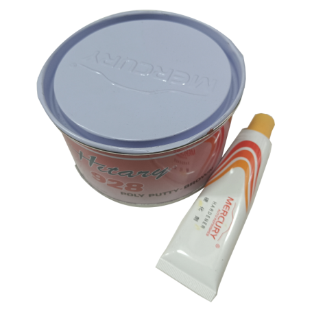 MERCURY NISSAN HITARY 928 POLY PUTTY WITH HARDENER - GREY / BROWN
