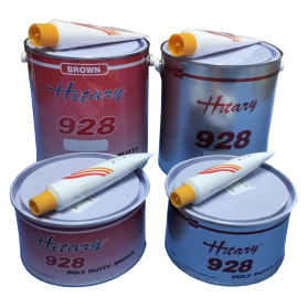 MERCURY NISSAN HITARY 928 POLY PUTTY WITH HARDENER - GREY / BROWN
