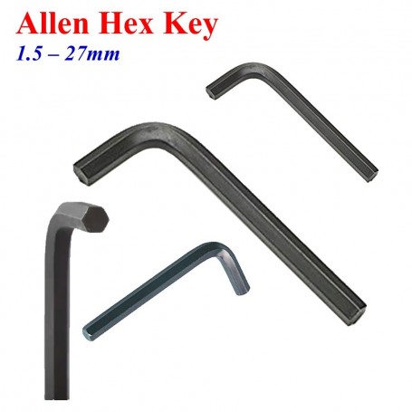 1.5mm - 8.00mm HEX ALLEN KEY SHORT ARM