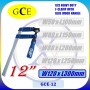 GCE HEAVY DUTY F-CLAMP WITH BLUE WOOD HANDLE