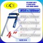GCE HEAVY DUTY F-CLAMP WITH BLUE WOOD HANDLE