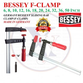 6" - 50" GERMANY BESSEY F SLIDING BAR CLAMP