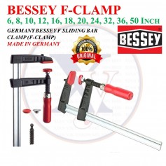 6" - 50" GERMANY BESSEY F SLIDING BAR CLAMP
