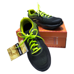 FIESTO LIGHT WEIGHT BLACK-GREEN SAFETY SHOES (1098) No6 - No:11