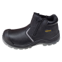 WORKER SAFETY SHOES (SIRIM) - MID-CUT WITH ZIP (WS218) No5 - No10